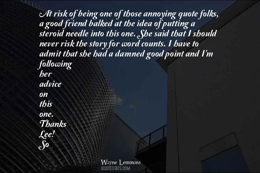 A Word Of Thanks Quotes #1386684