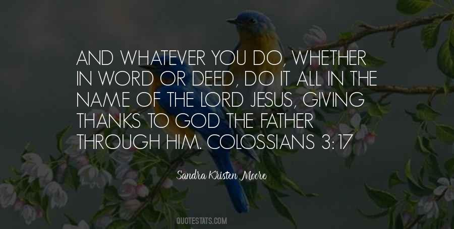 A Word Of Thanks Quotes #700784