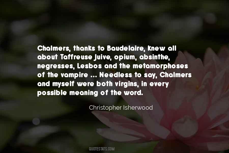 A Word Of Thanks Quotes #708906