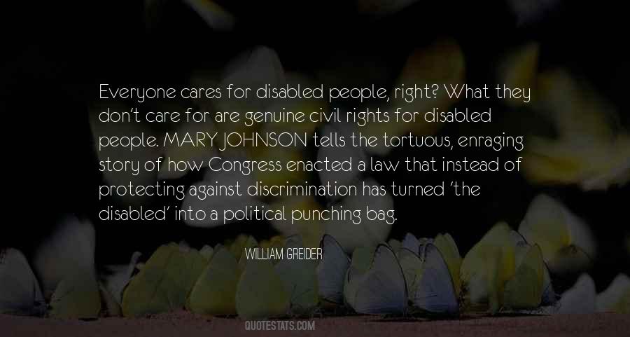 Rights Of The Disabled Quotes #1571176