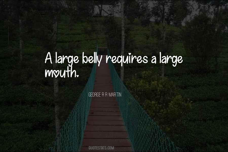 Large Belly Quotes #1400966
