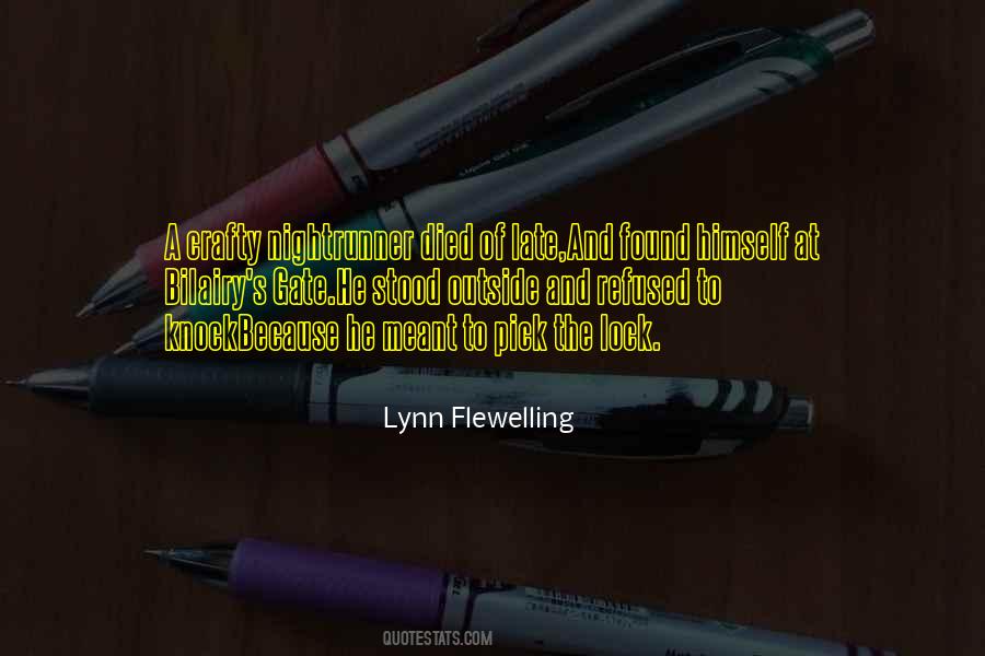 Quotes About Nightrunner #1291901