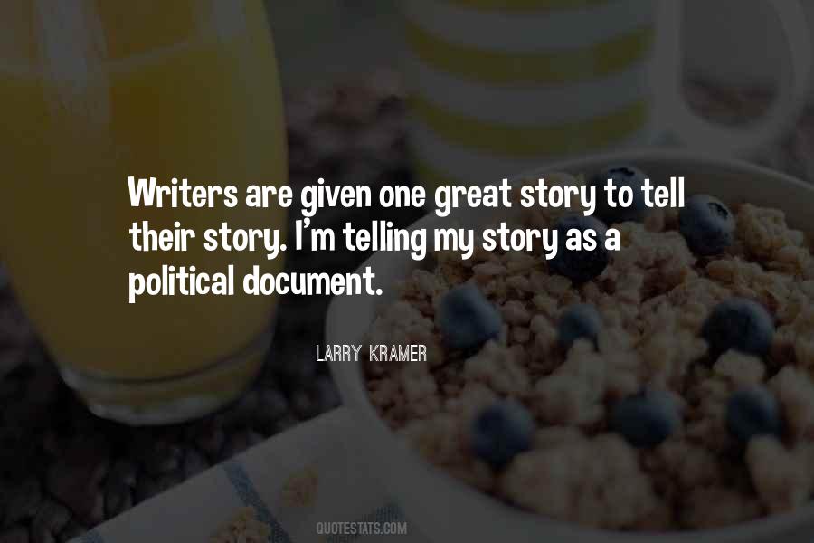 Story Writers Quotes #377037