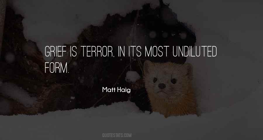 Is Terror Quotes #1066592