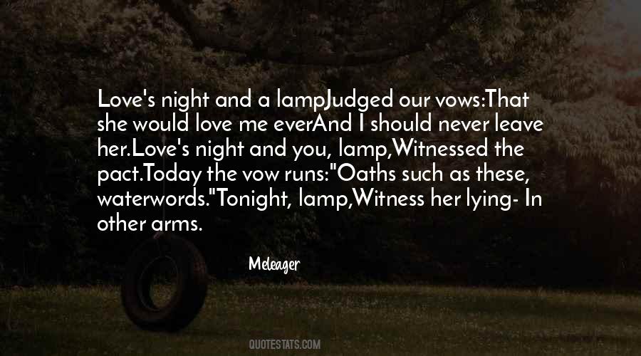 Quotes About Night Runs #1004649