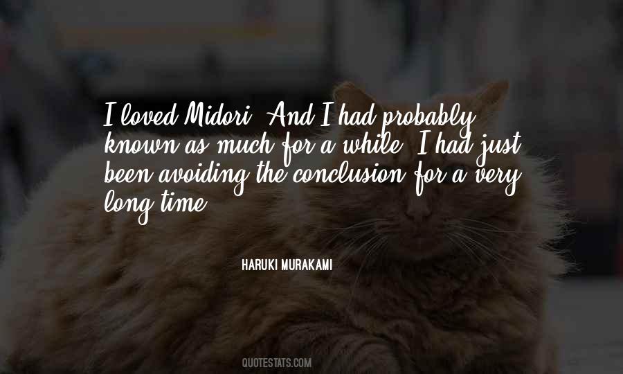Murakami Norwegian Wood Quotes #1211853
