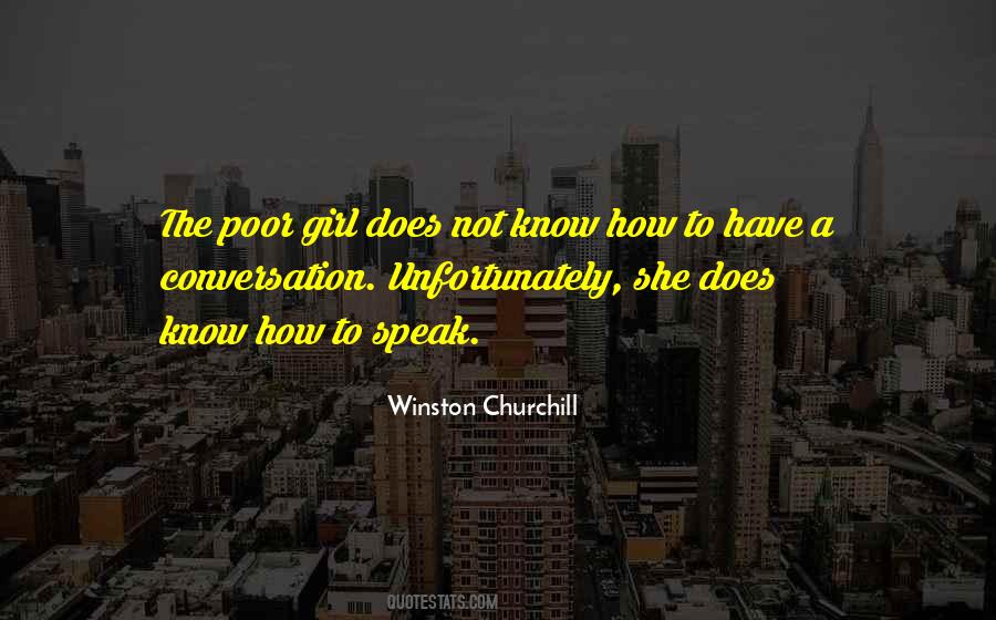 Poor Girl Quotes #1850861