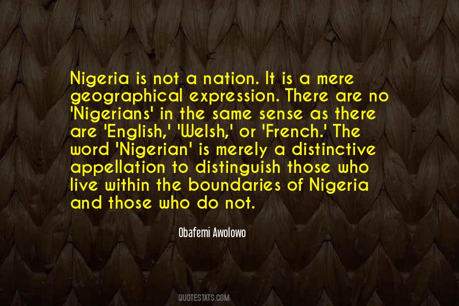 Quotes About Nigerians #1404800