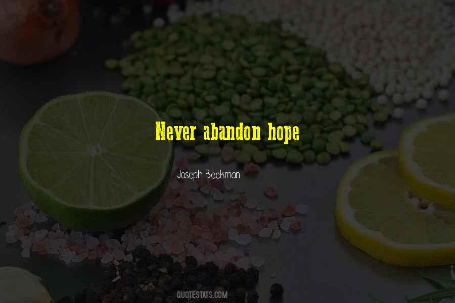 Abandon All Hope Quotes #297295