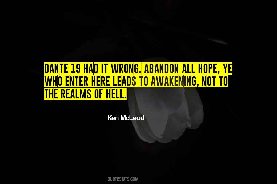 Abandon All Hope Quotes #72121