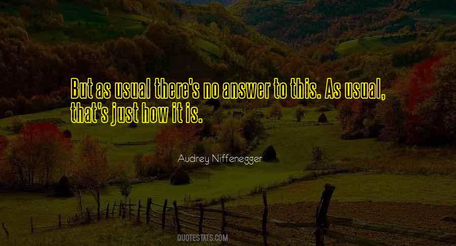 Quotes About Niffenegger #138509
