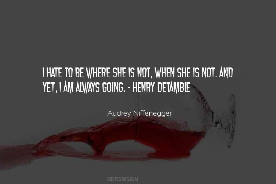Quotes About Niffenegger #593660
