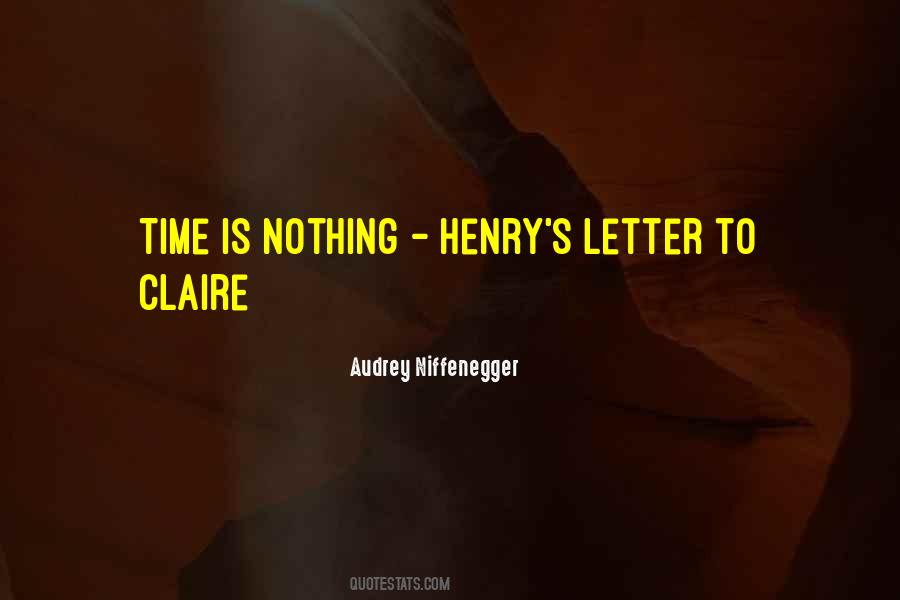 Quotes About Niffenegger #892979