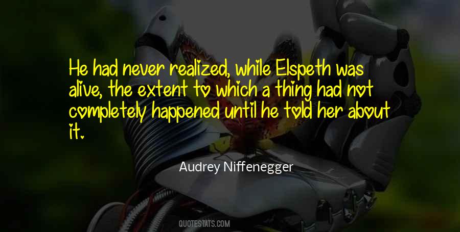 Quotes About Niffenegger #920893