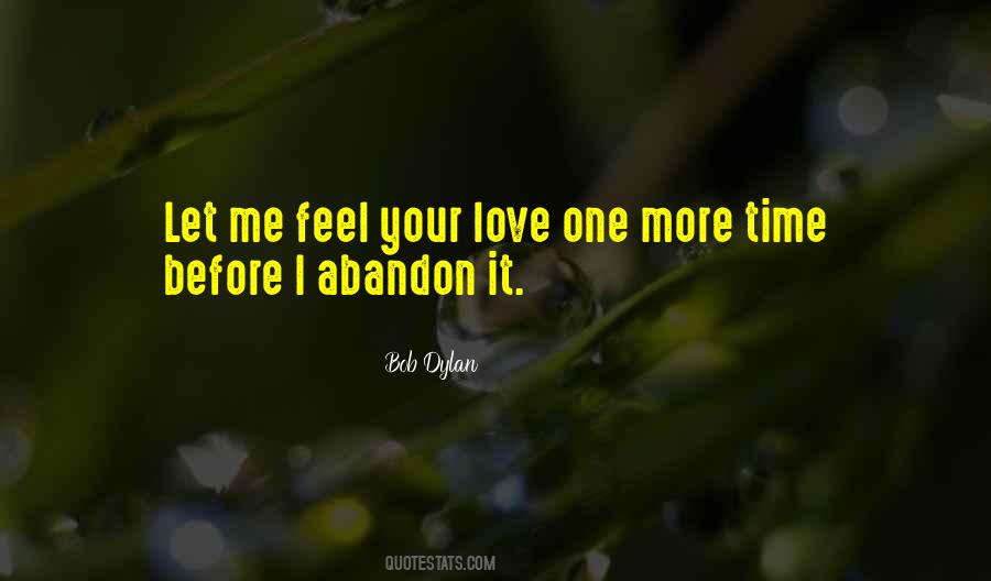 Abandon Love Quotes #494259