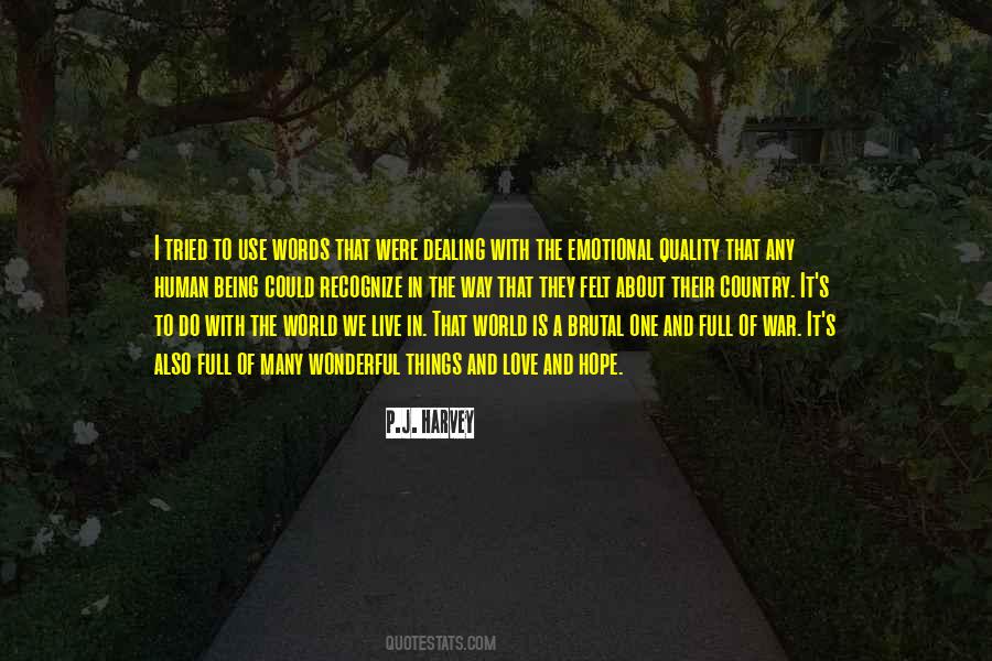 Love Their Country Quotes #1598703