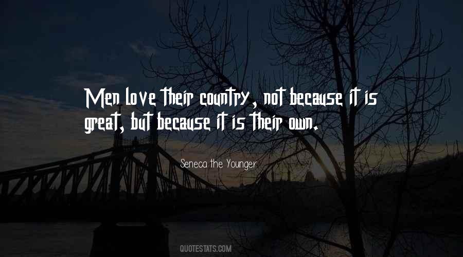 Love Their Country Quotes #295024