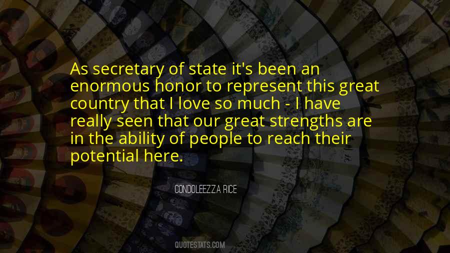 Love Their Country Quotes #889983