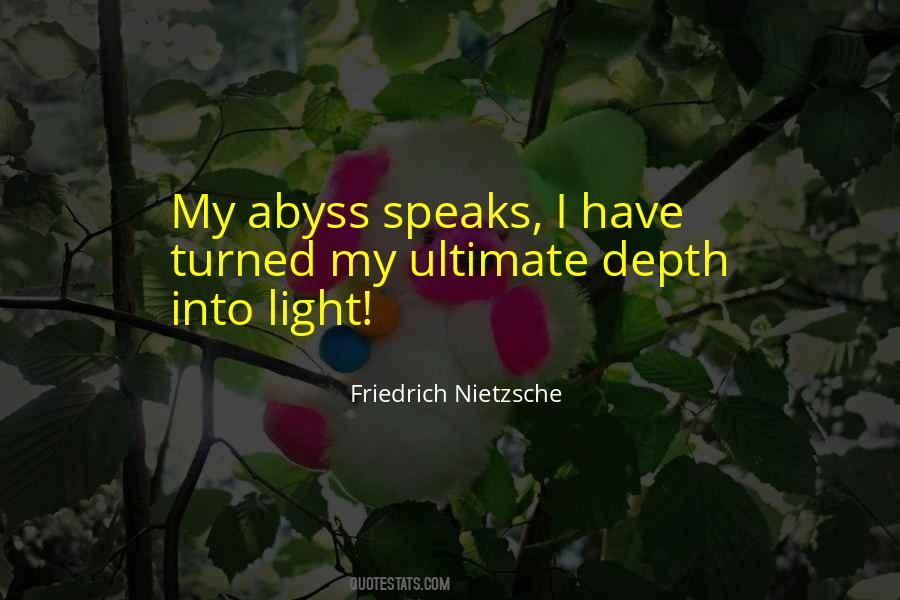Quotes About Nietzsche Abyss #1302345