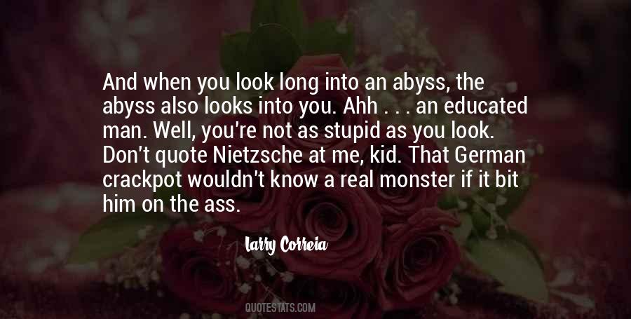 Quotes About Nietzsche Abyss #1661674