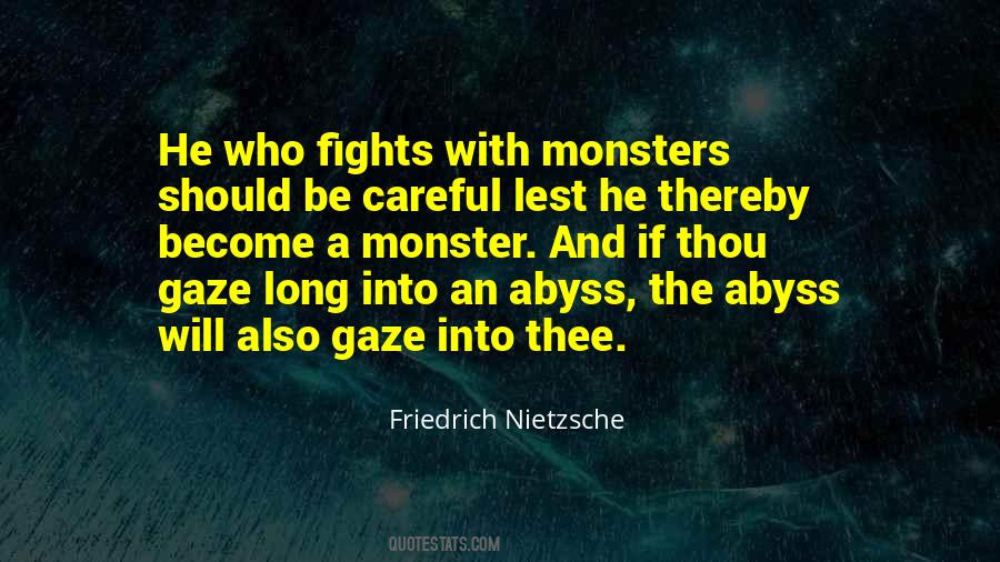 Quotes About Nietzsche Abyss #1713589