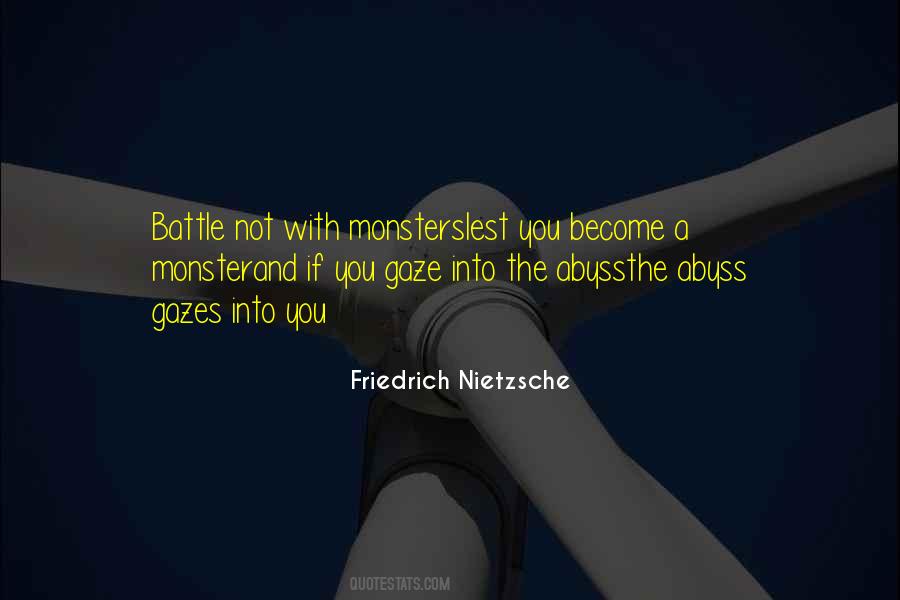 Quotes About Nietzsche Abyss #513283