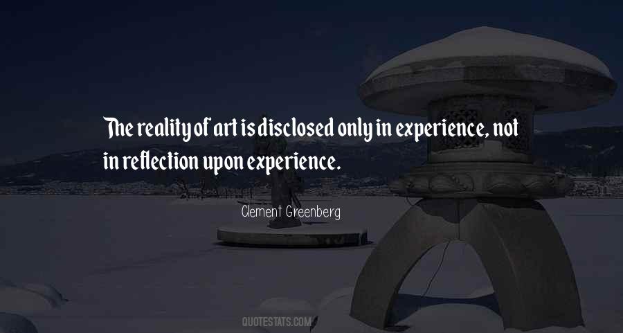 Art Is A Reflection Quotes #1234466