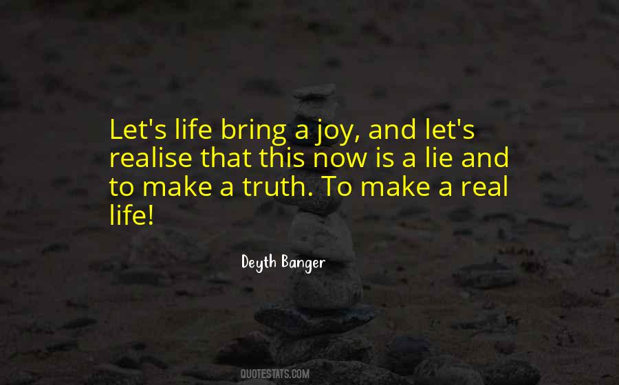 Life S Joy Quotes #445048