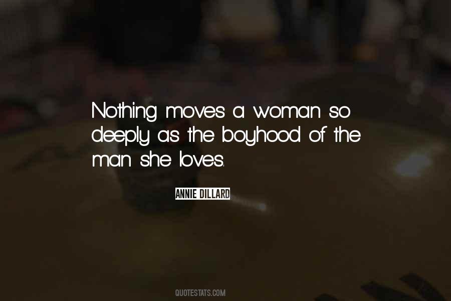 Man Loves Woman Quotes #1284889