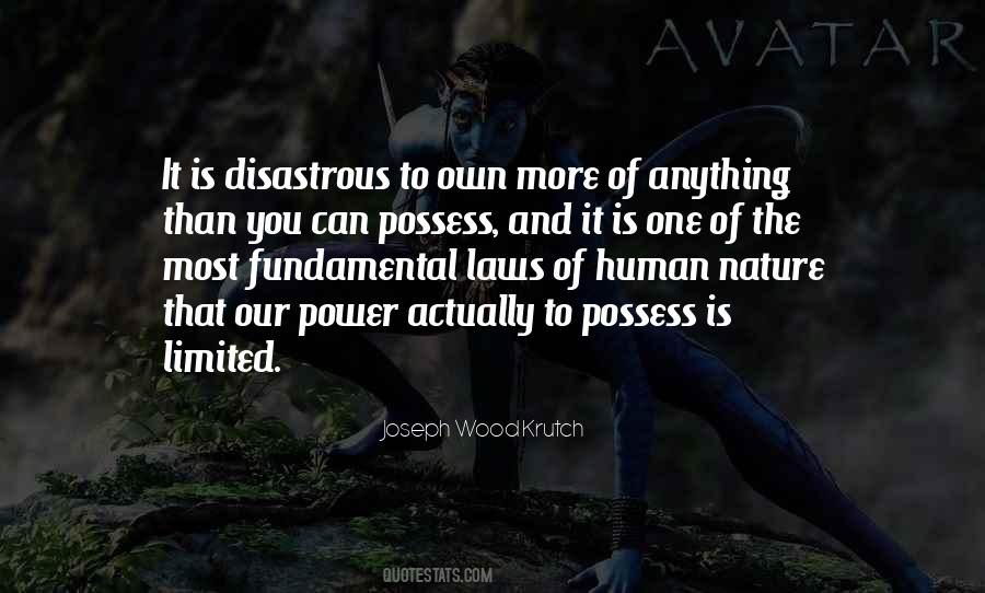 Laws Of Human Nature Quotes #369012