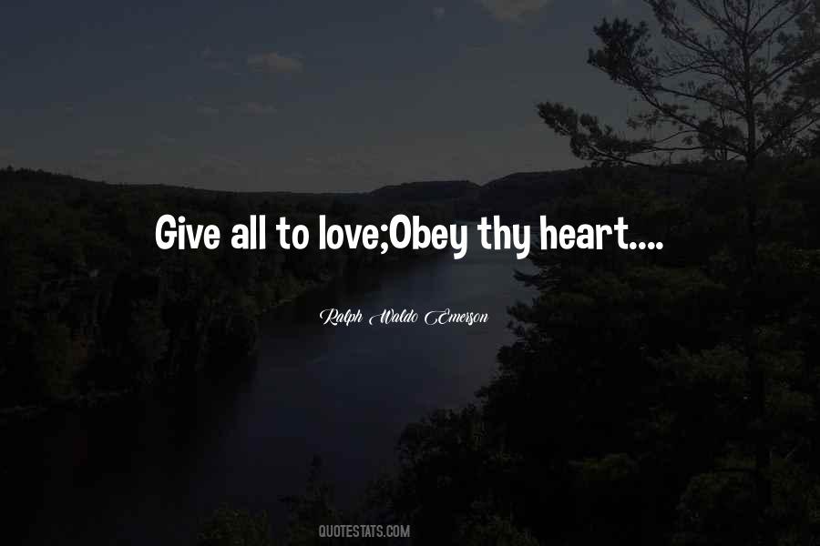 Emerson Love Quotes #83927