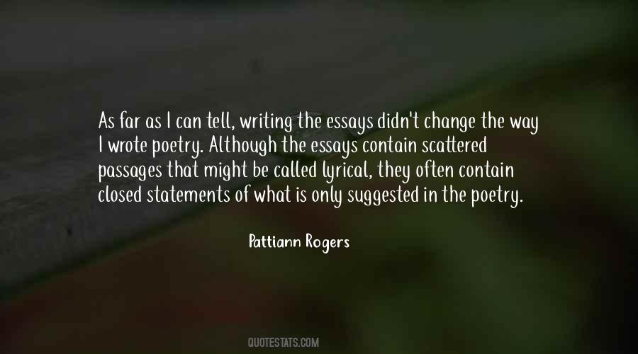 Poetry Essays Quotes #377073