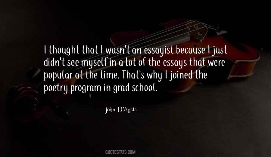 Poetry Essays Quotes #451213