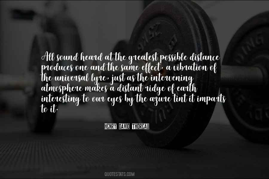 Distance The Earth Quotes #428173