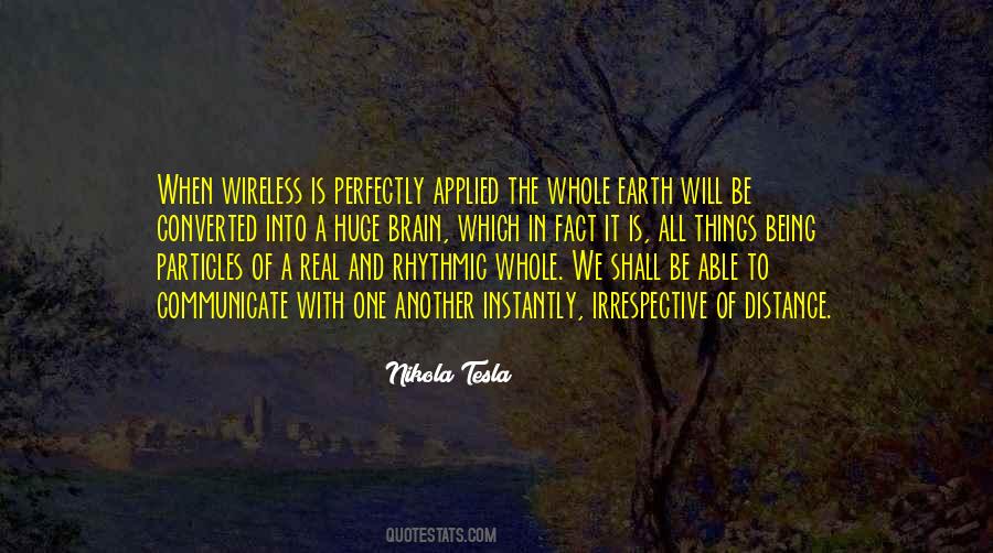 Distance The Earth Quotes #746918