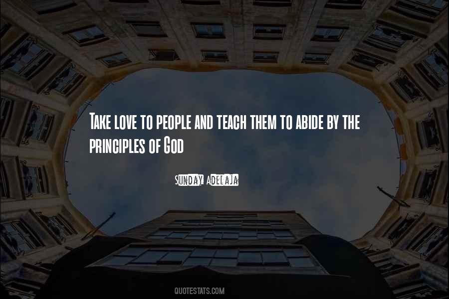 Abide With God Quotes #324609