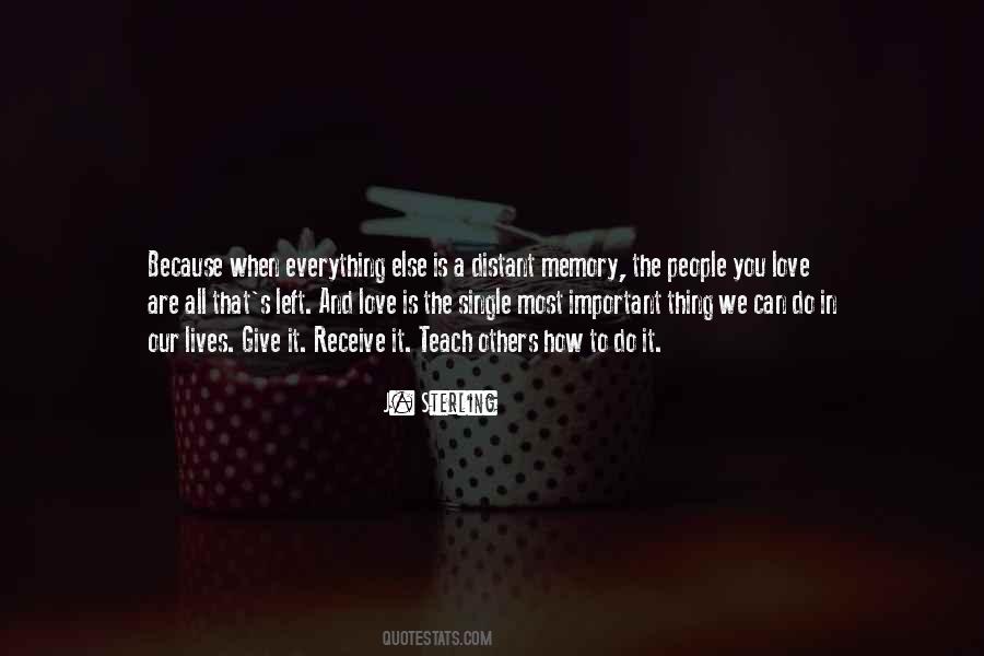 Lives In Love Quotes #224973