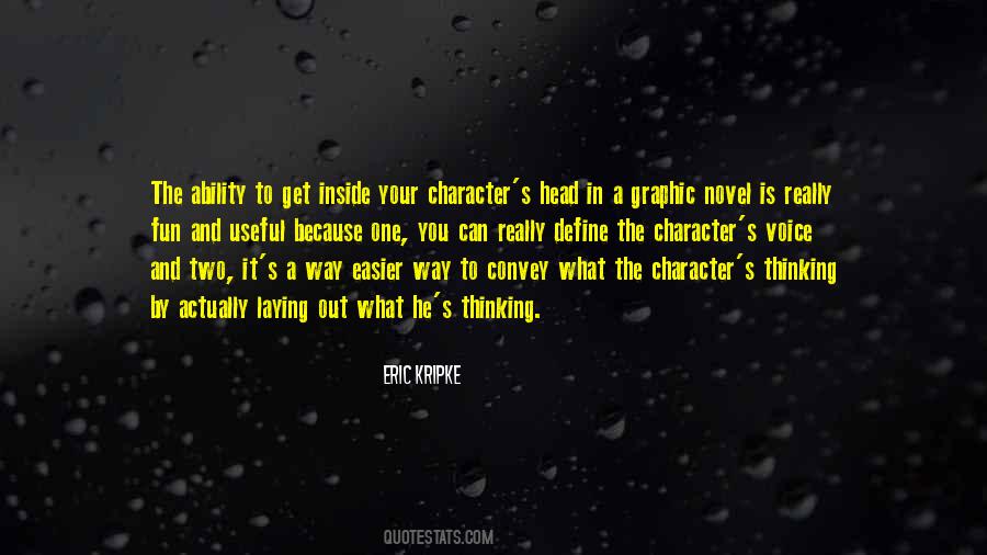 Ability And Character Quotes #578876