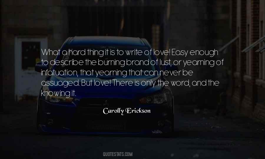 Love Yearning Quotes #983245