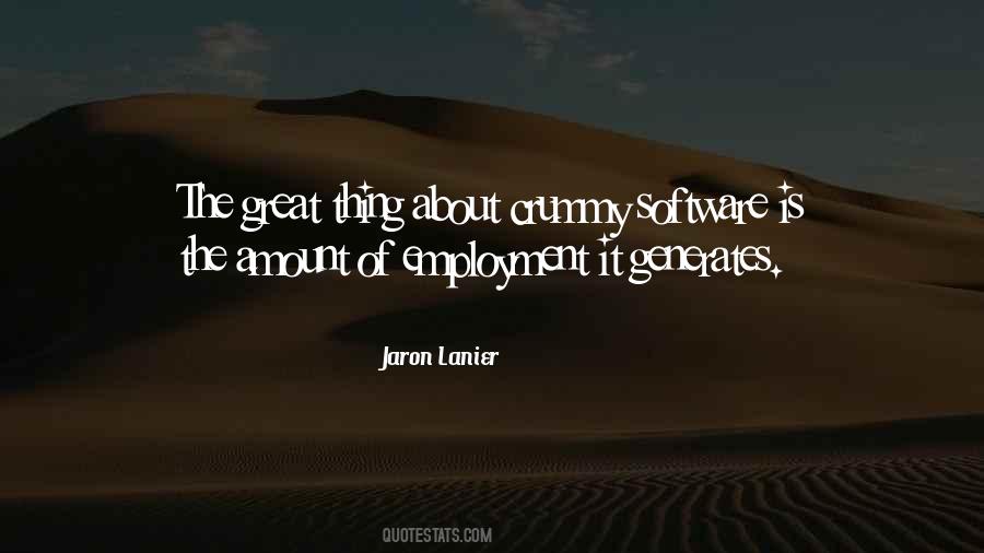 Employment Is Quotes #159213