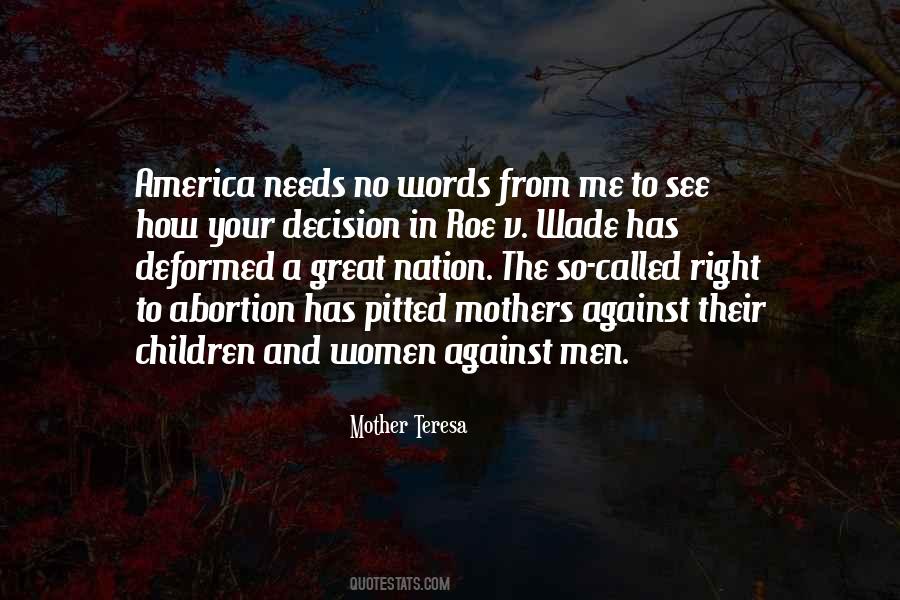 Abortion Against Quotes #98671