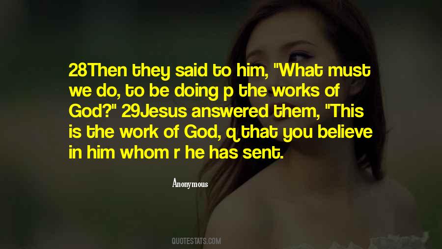 Works Of God Quotes #1020793