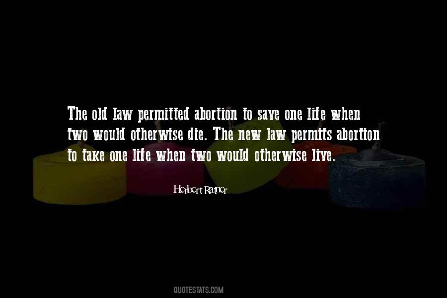 Abortion Law Quotes #611951