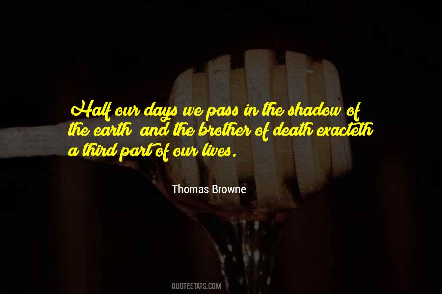 The Shadow Of Death Quotes #1307291