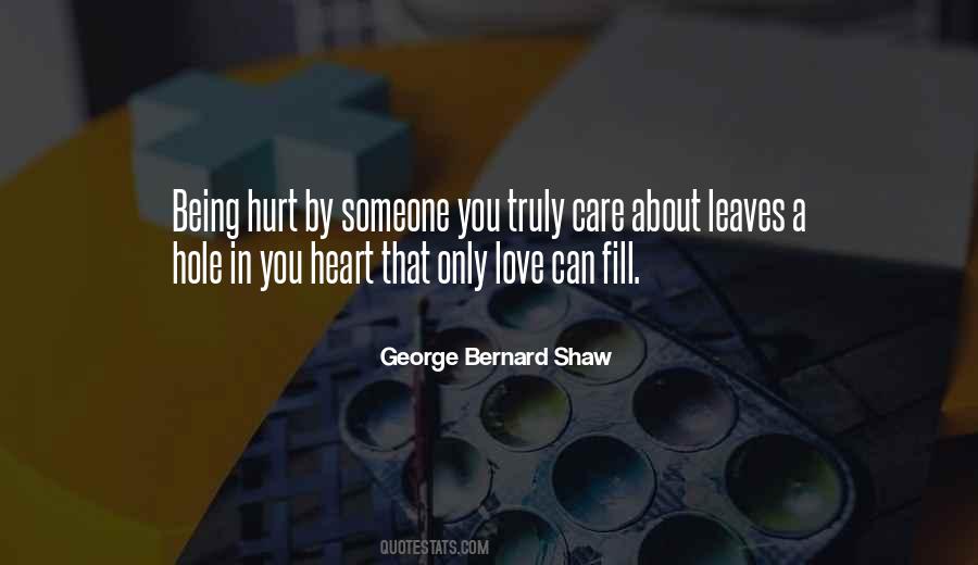 About Being Hurt Quotes #258406