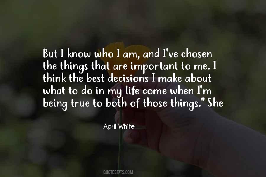 About Being Me Quotes #97616