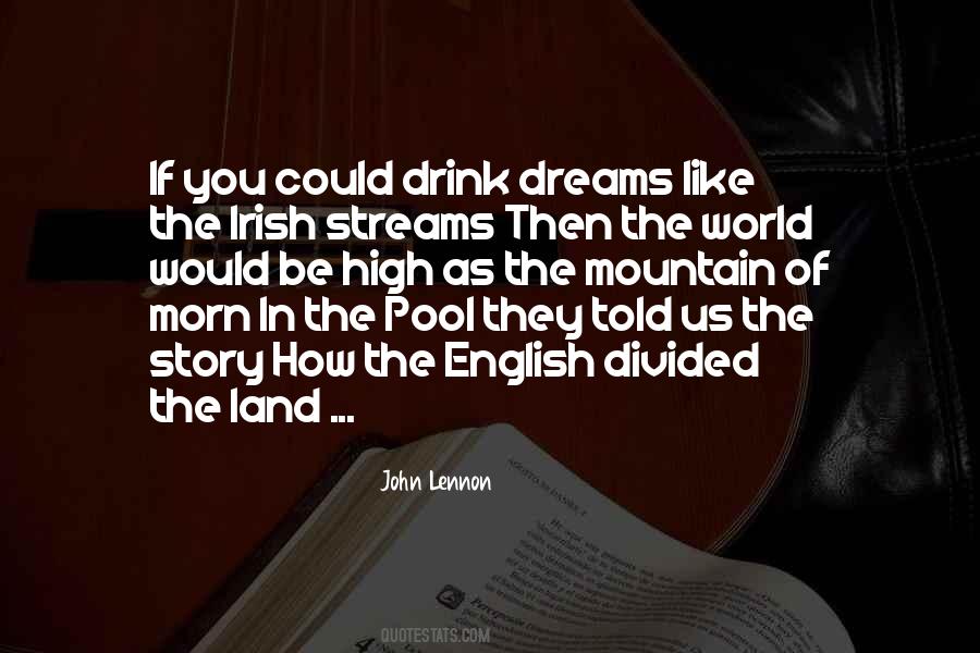 Irish And Drink Quotes #510905