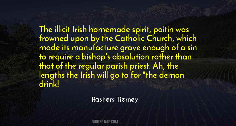 Irish And Drink Quotes #849236
