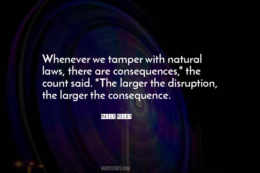 Natural Consequence Quotes #1849051