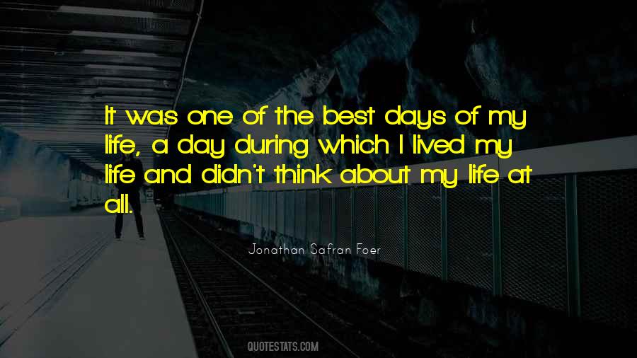 About My Life Quotes #1513004